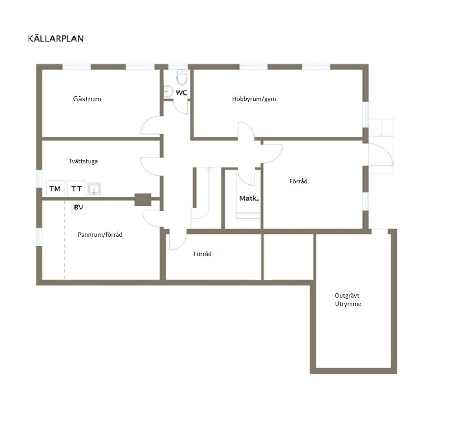 Källarplan Sätraängsvägen 56
