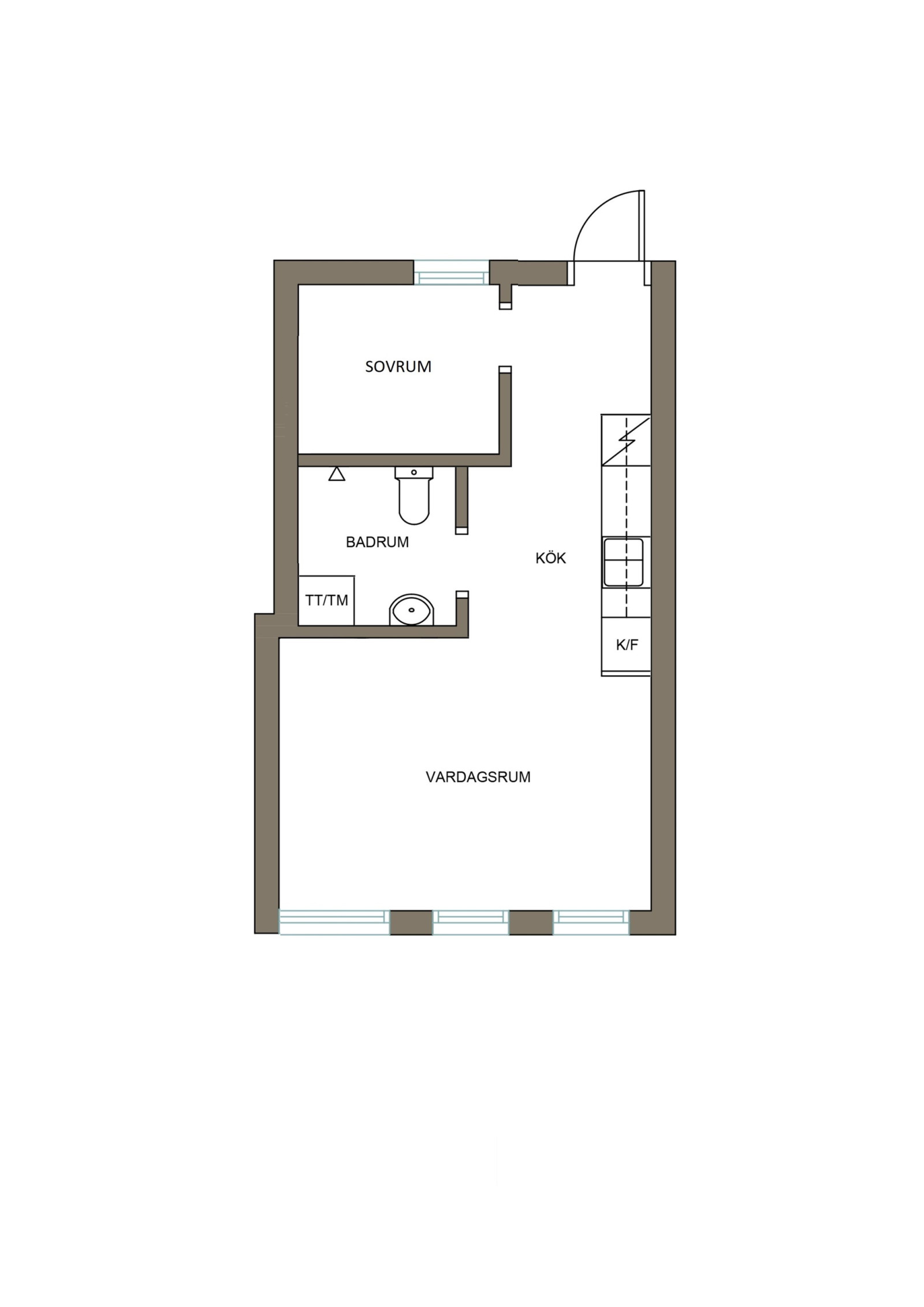 Planlösning Ugglebacken 1