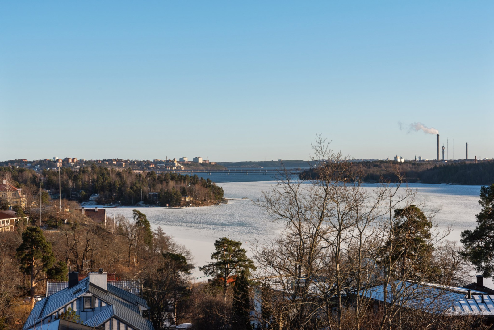 Makalös sjöutsikt över Värtan Villavägen 25A