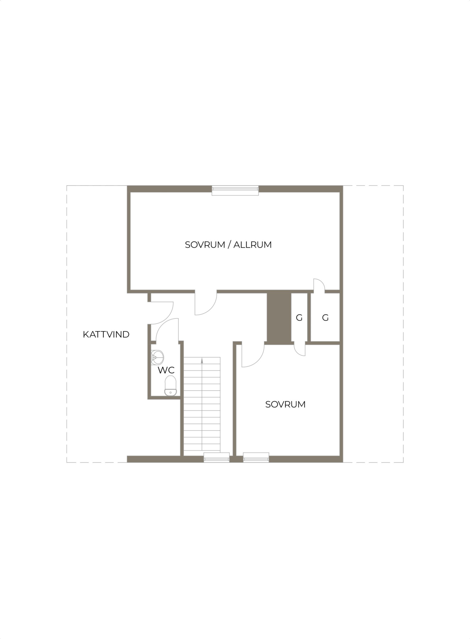 Övre plan Robertsviksvägen 5