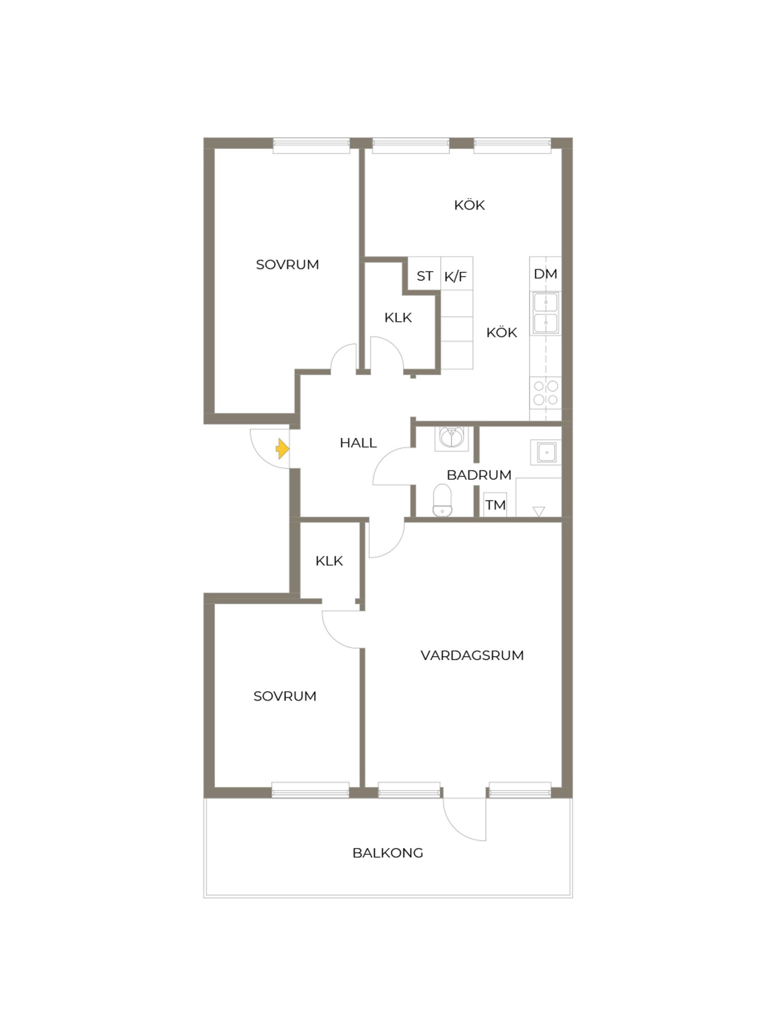 Planritning Mörbyhöjden 21