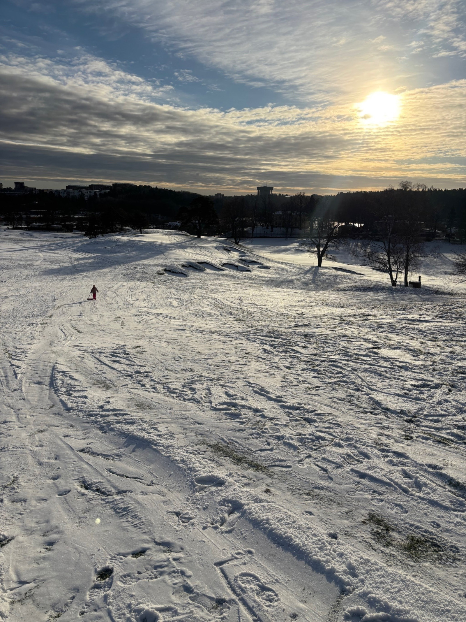 Säljarens bild, pulkabacke Golfbanevägen 7