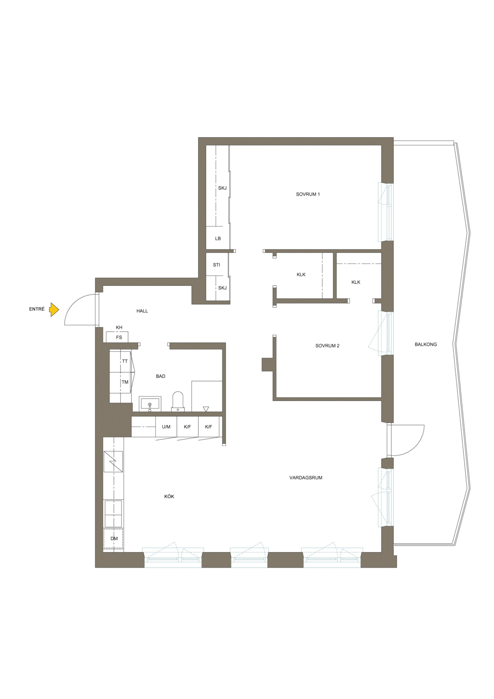 Planritning Golfbanevägen 3