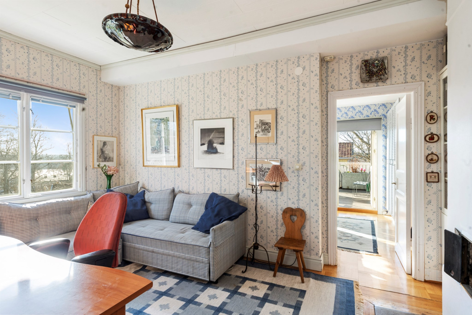 Del av gästrum / TV-rum Soltorpsvägen 12