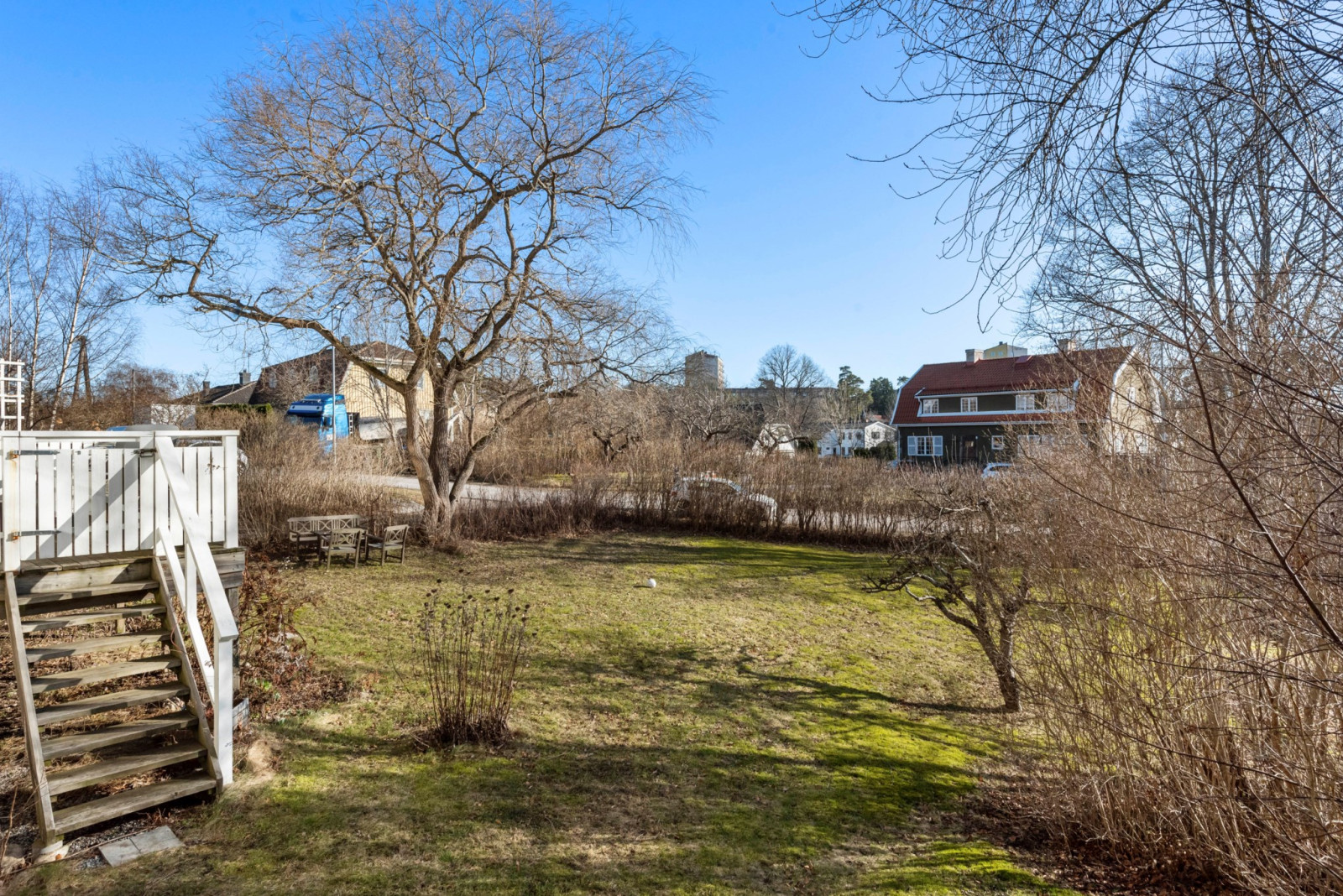 Del av trädgården Soltorpsvägen 12