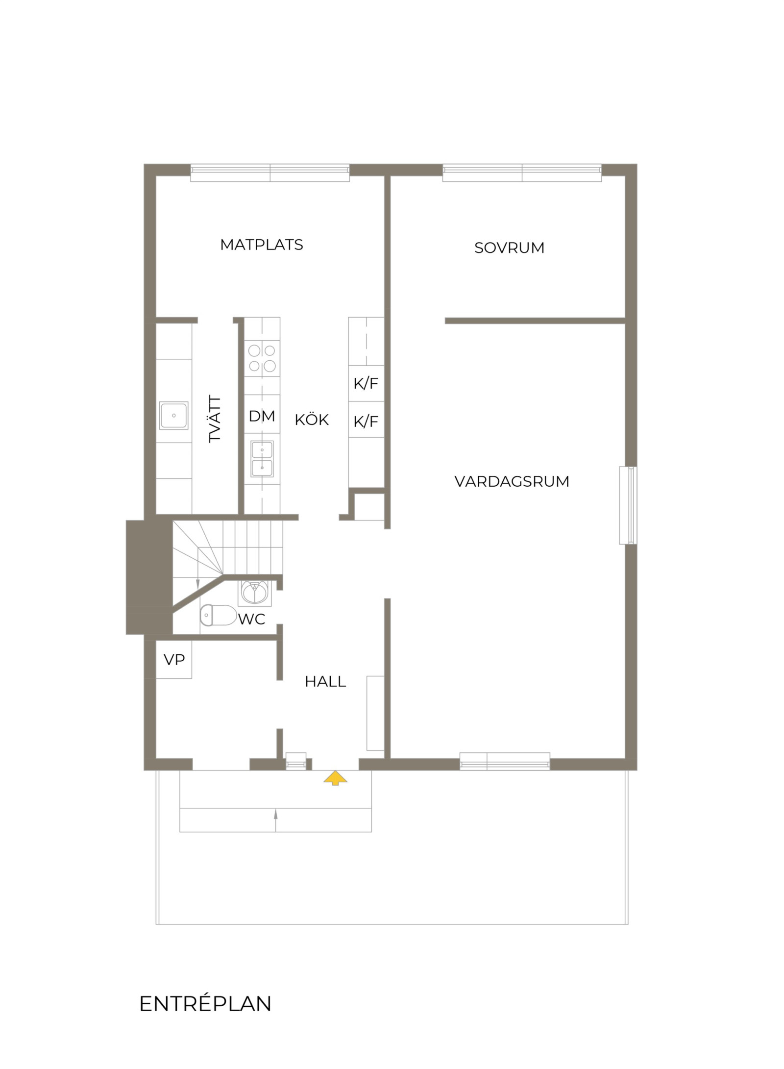 Alternativ planlösning Alvägen 41