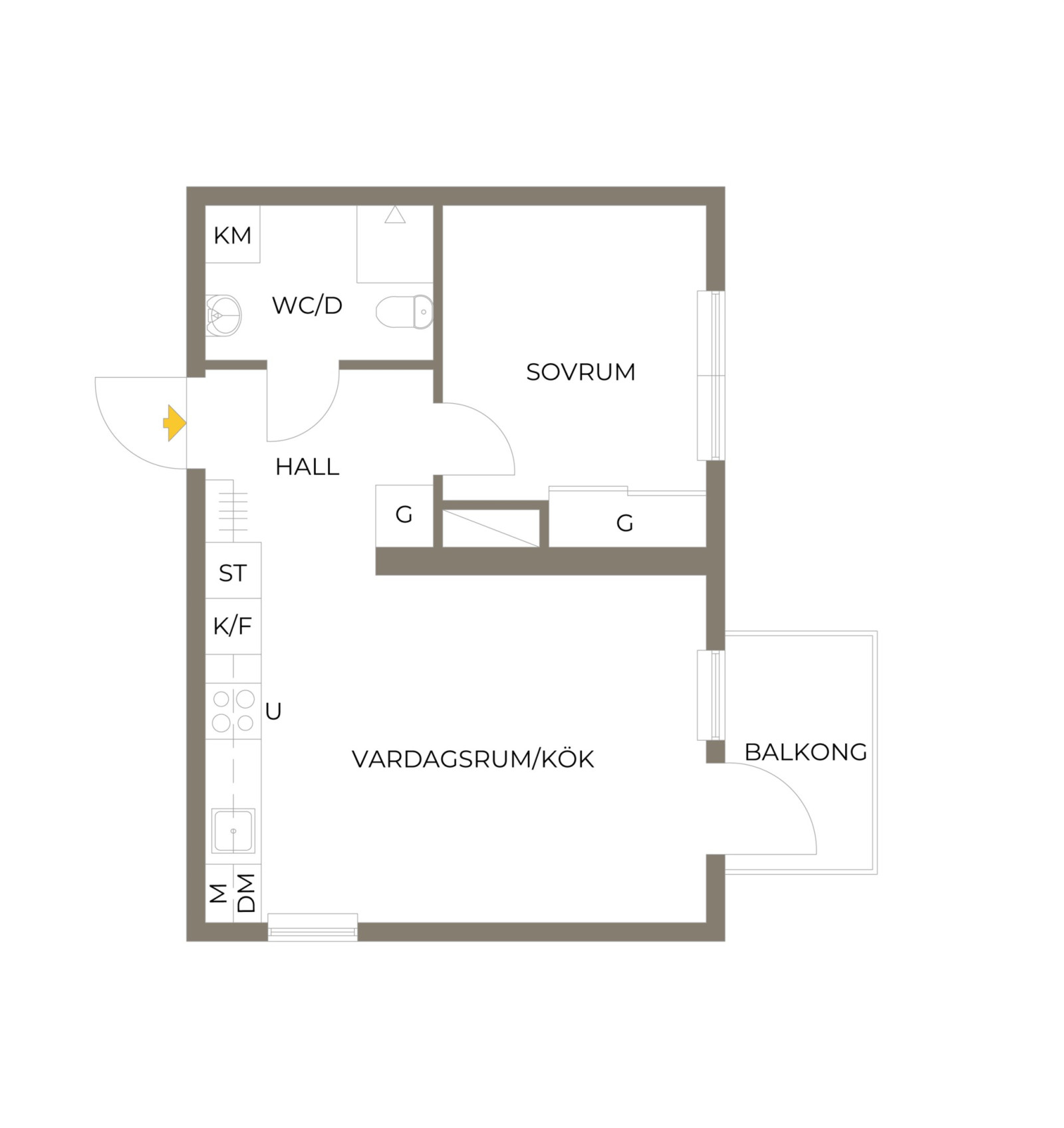 Planritning Skogsslingan 7, 7tr